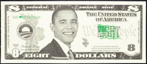 États-Unis, 8 dollars 2008