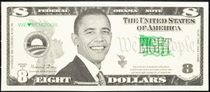 USA, 8 dolárov 2008