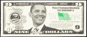 États-Unis, 9 dollars 2009