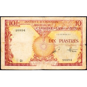 Vietnam, 10 Piastres 1953