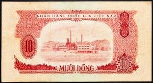 Vietnam, 10 Dong 1958
