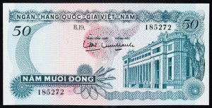 Vietnam, 50 Dong 1969