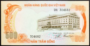 Vietnam, 500 Dong 1972