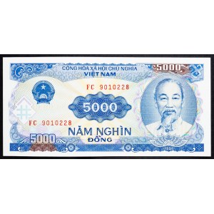 Vietnam, 5000 Dong 1991