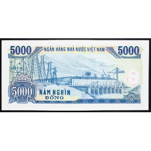 Vietnam, 5000 Dong 1991