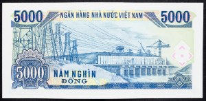 Vietnam, 5000 Dong 1991