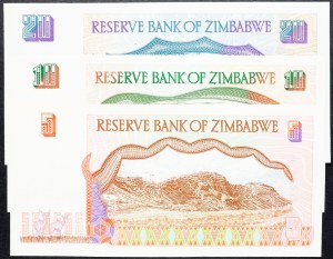 Zimbabwe, 5, 10, 20 dolarů 1997