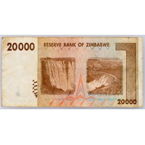 Zimbabwe, 20000 Dollars 2008