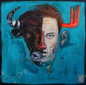 Wojciech Brewka, Bull (z cyklu We are all animals), 2018