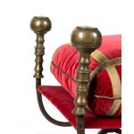 Italian wrought iron faldistor