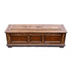 A walnut bridal cassone