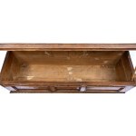 A walnut bridal cassone