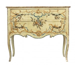 Commode italienne peinte et laquée, Louis XVI