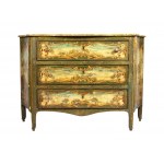 Italian lacquered Louis XV commode