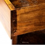 French corner cabinet in purple ebony, Louis XVI