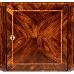 French corner cabinet in purple ebony, Louis XVI