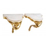Pair of Venetian wall consoles, Louis XVI