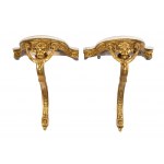 Pair of Venetian wall consoles, Louis XVI
