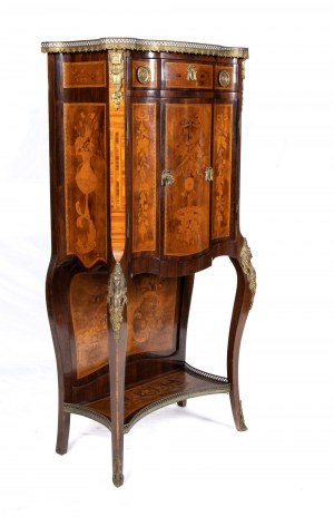 French Napoleon III° inlaid cabinet