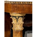 Italienischer Empire-Eckschrank aus Nussbaum