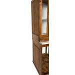 Italienischer Empire-Eckschrank aus Nussbaum