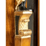 Italienischer Empire-Eckschrank aus Nussbaum