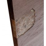 Louis XVI French corner cabinet with marble