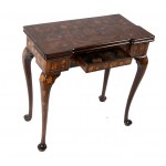 Dutch Game Table Inlaid