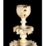 Pair of Italian alabaster lamps