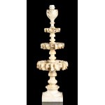 Pair of Italian alabaster lamps
