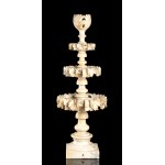Pair of Italian alabaster lamps