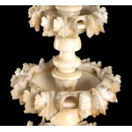 Pair of Italian alabaster lamps