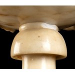 Pair of Italian alabaster lamps
