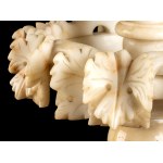 Pair of Italian alabaster lamps
