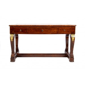 French mahogany Empire Desk
