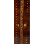 Dutch mahogany inlaid secretaire, Charles X