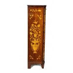 Dutch mahogany inlaid secretaire, Charles X