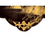 French chinoiserie painted and lacquered dresser