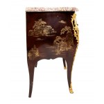 French chinoiserie painted and lacquered dresser