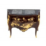 French chinoiserie painted and lacquered dresser