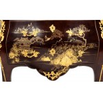 French chinoiserie painted and lacquered dresser