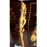 French chinoiserie painted and lacquered dresser