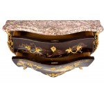 French chinoiserie painted and lacquered dresser