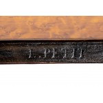 Petit L. Francia, Petit L. Francia Charles X kryt z javorového dřeva s intarzií