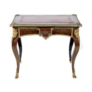 French Boulle writing - table
