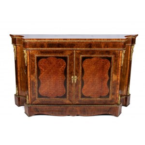 Englisches viktorianisches Sideboard mit Intarsien