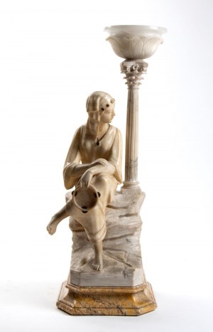 Italian alabaster lamp