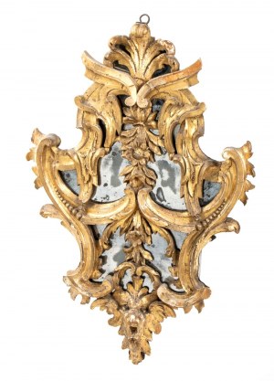 Italian gilded mirror, Louis XVI
