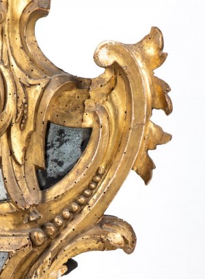 Włoskie pozłacane lustro, Ludwik XVI