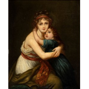 Francouzská kopie obrazu Madame Vigée-Le Brun a její dcera Jeanne-Lucie-Louise